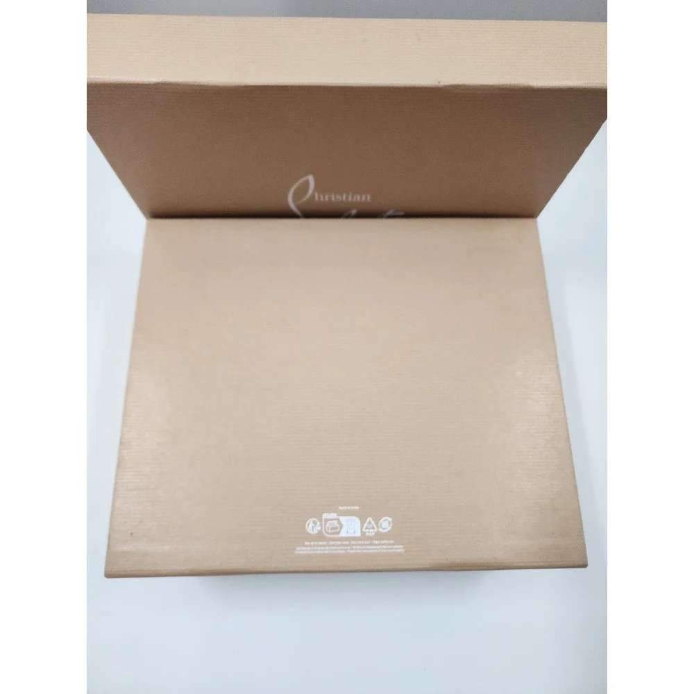 Christian Louboutin Empty Shoe Box Tan Kraft Paper Replacement Luxury Storage